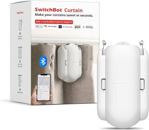 [停產全新拆封品1組出清dd] SwitchBot Curtain 電動窗簾機器人 自動感光 遠端操作 適合U型/方形軌道 Alexa Google Home Siri (TA1)W0701600