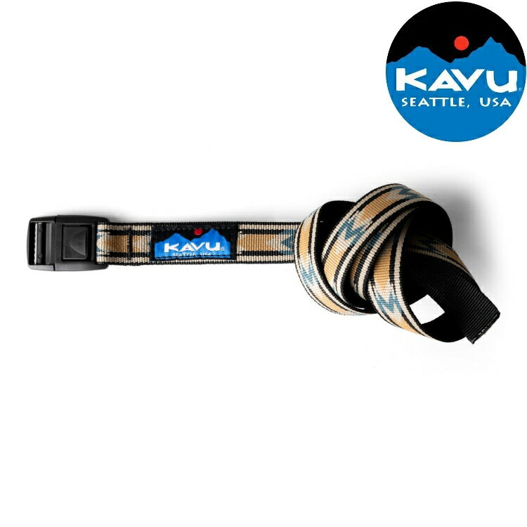 KAVU Burly Belt 休閒尼龍腰帶 914-2493 沙鏢