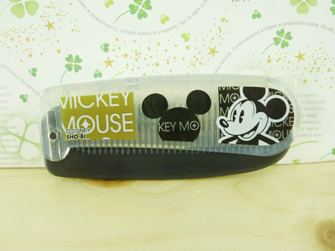 【震撼精品百貨】Micky Mouse 米奇/米妮 對折梳-黑頭 震撼日式精品百貨