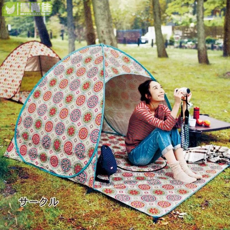 日系高顏值全自動野營露營賬蓬 新款雙人家庭家用超輕帳 超輕便速開戶外帳篷
