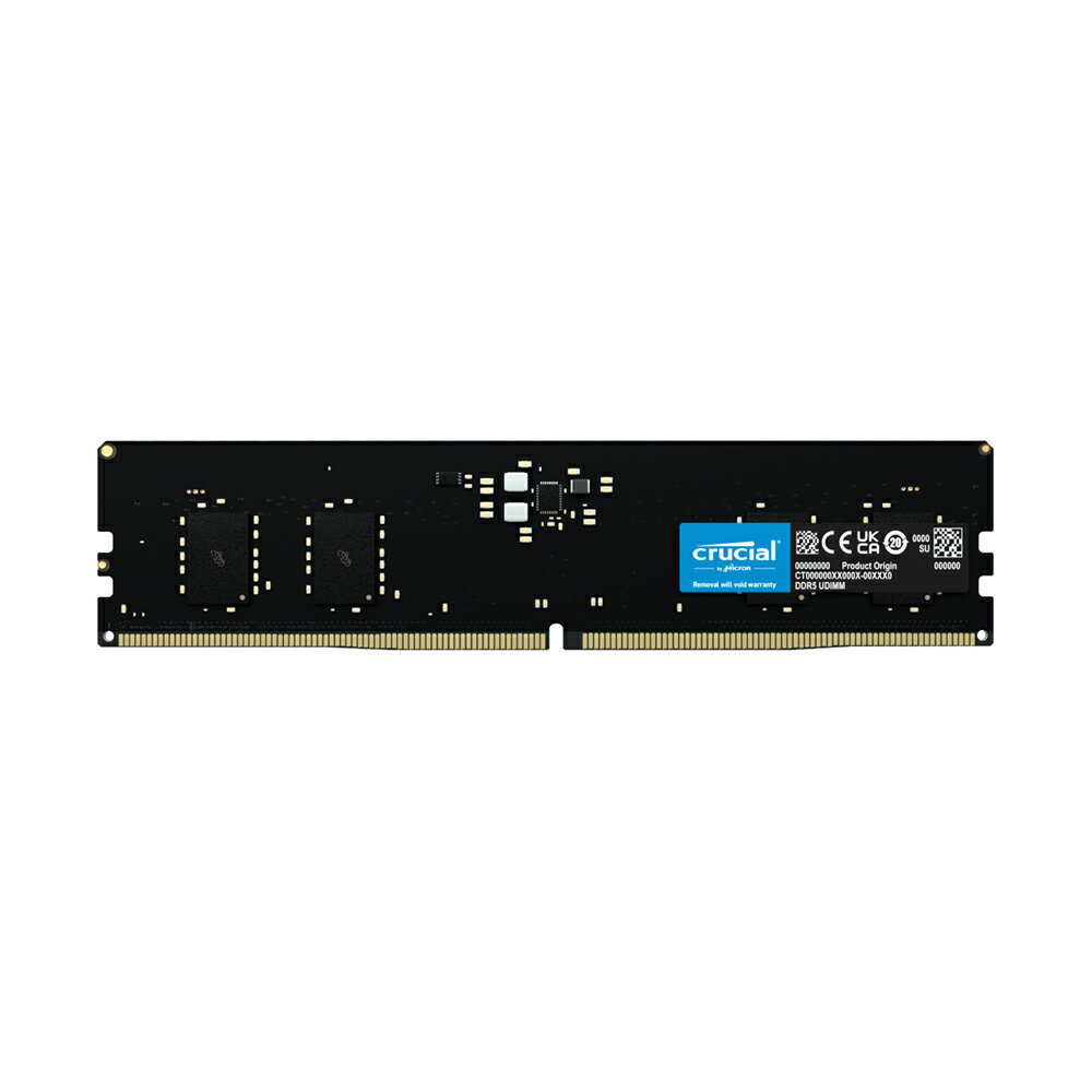 【CUBE卡最高10%回饋】美光 Crucial DDR5 4800 16G桌上型記憶體 CT16G48C40U5