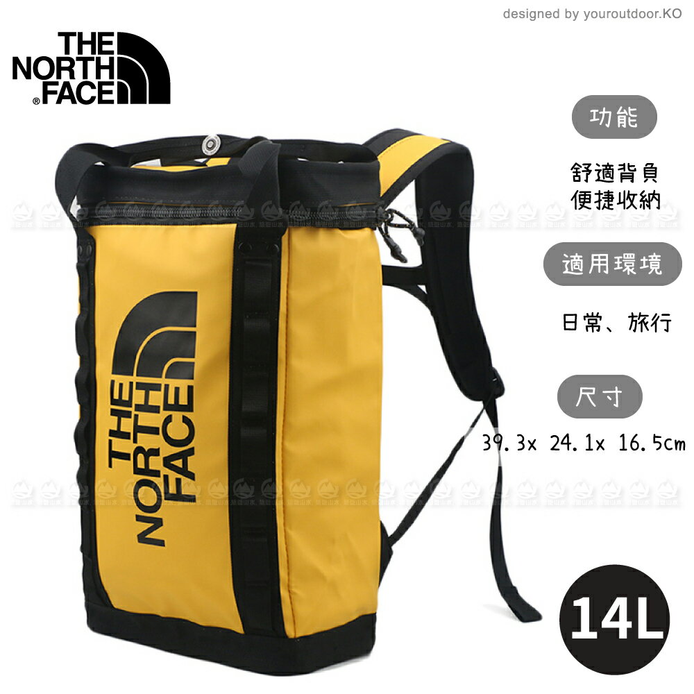 The North Face 14L EXPLORE FUSEBOX-S 後背包《金黃》】3KYV/雙肩背包