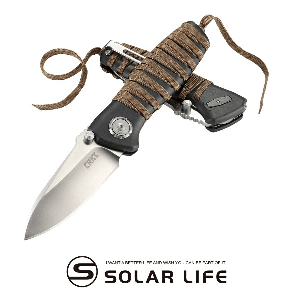 CRKT PARASCALE 傘繩D2鋼折刀 6235 bushcraft 不鏽鋼折刀 戰術折刀 EDC口袋刀 隨身工具