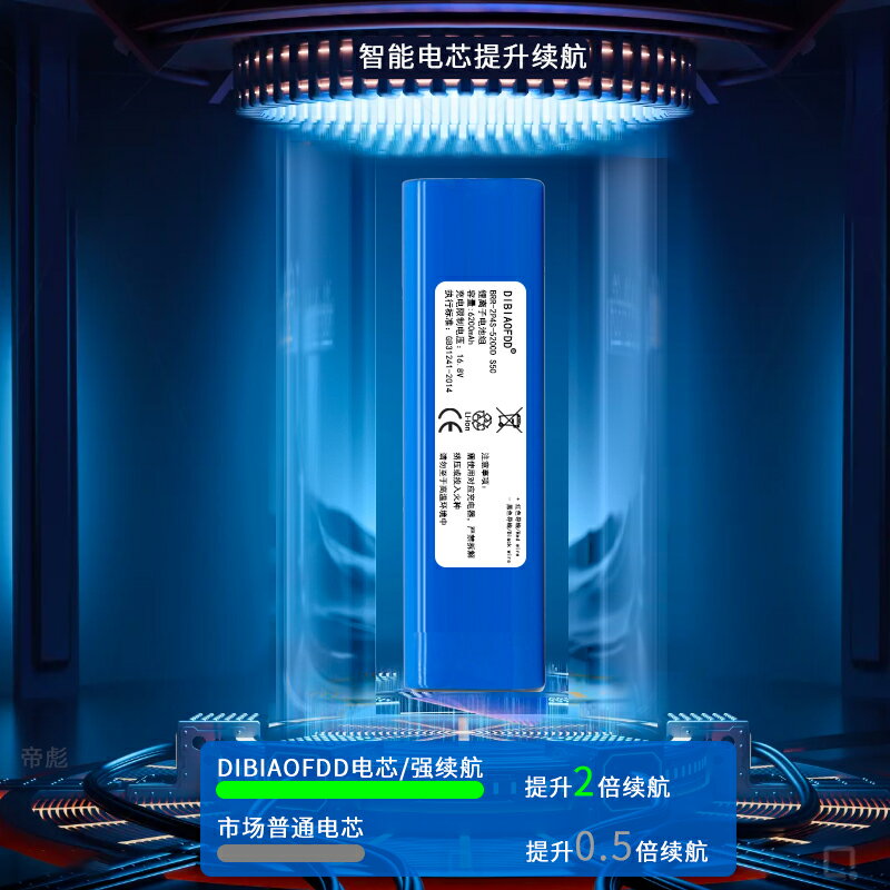 帝彪適用小米家/石頭/小瓦/小狗掃地機器人電池G1米家1代2s大能X3S50 S55 R30吸塵器T6 T4 S52 T60電池
