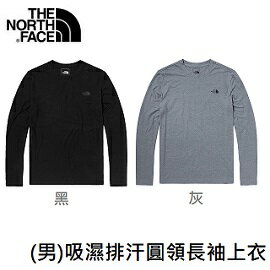 [ THE NORTH FACE ] 男 Logo彈性長袖T恤 / NF0A5B11