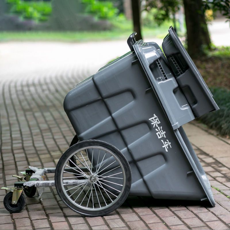 垃圾車 清運車 搬運車 手推車 400L環衛手推垃圾車清潔車戶外街道市政物業 八折下殺 特價出 可開發票