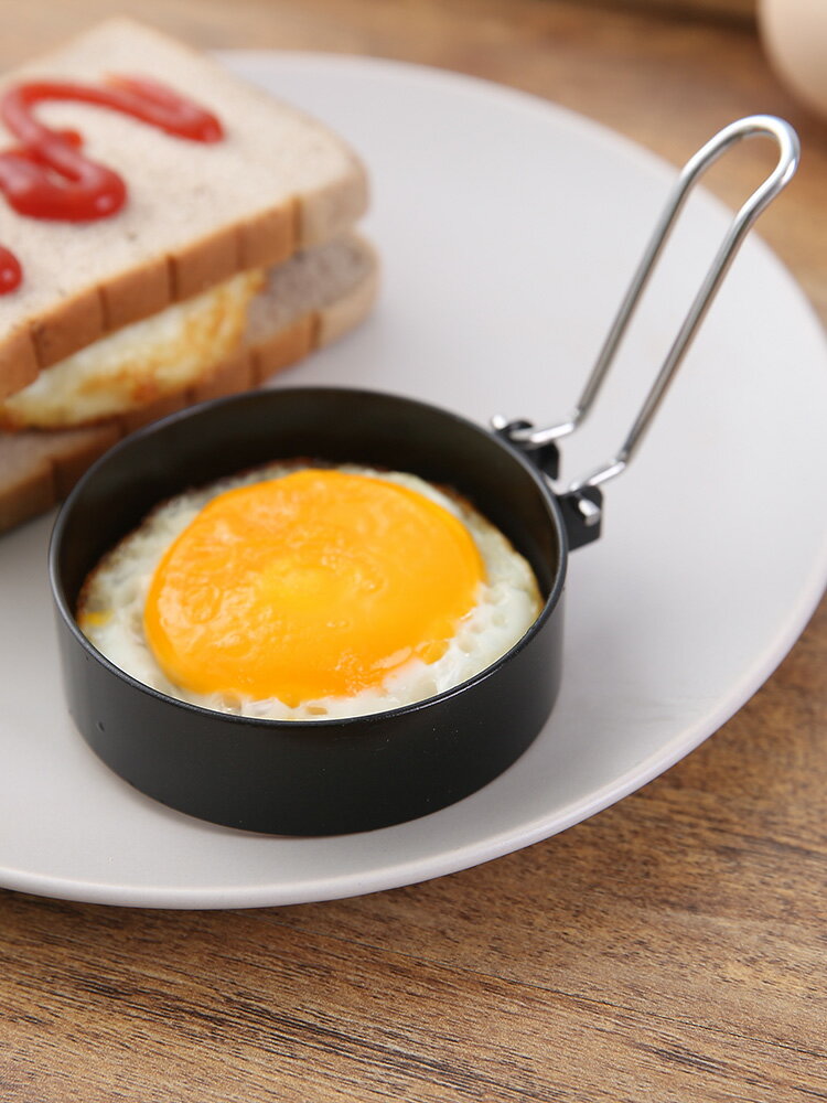 鐵噴不粘煎蛋圈家用圓形煎蛋模型加厚迷你早餐神器太陽蛋雞蛋模具