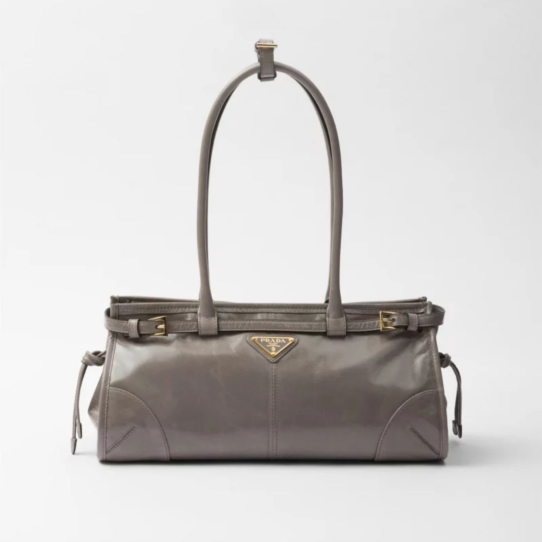 Prada 中號真皮包(8色) 附背帶
