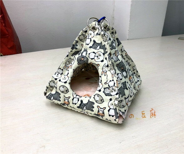 豆麻の可拆解吊窩吊床棉窩 蜜袋鼯松鼠飛鼠小鳥倉鼠