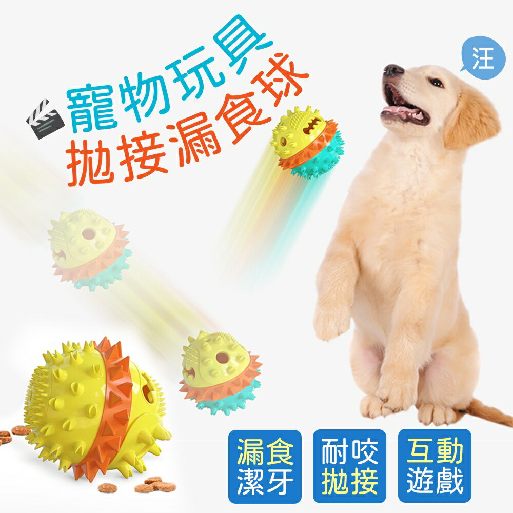 寵物玩具 寵物磨牙咬物(球)顏色隨機
