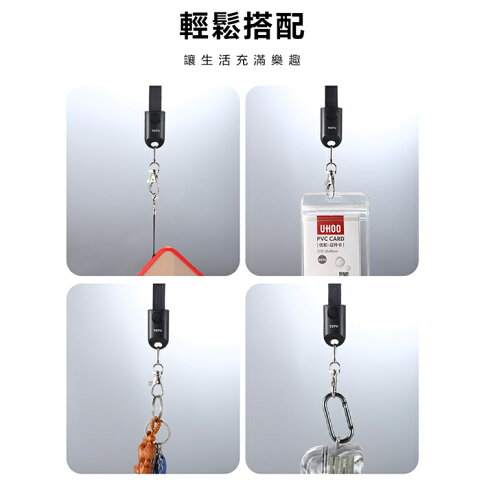 【TOTU】布藝系列掛脖式85CM數據傳輸線Lightning,Type-C,Mirco【APP享6%回饋】 4