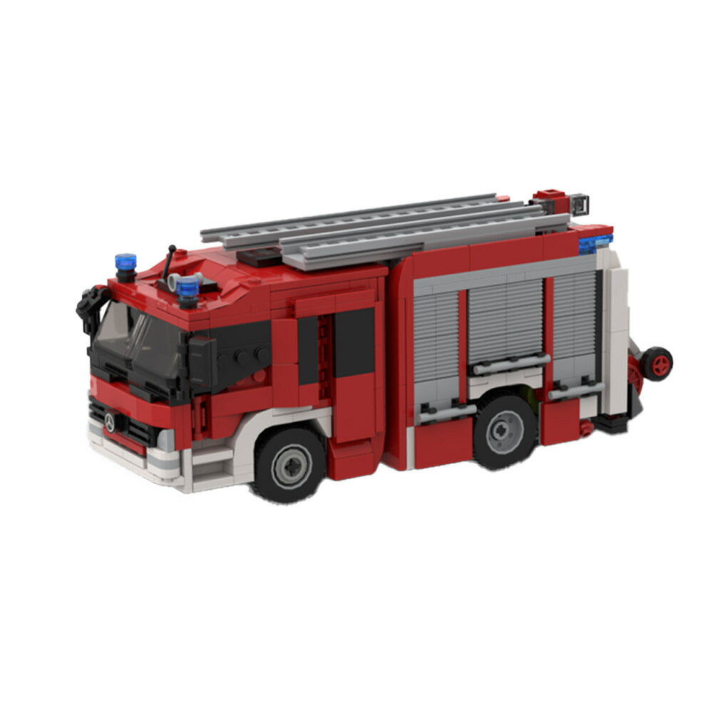 佳磚積木玩具MOC-137461慕尼黑消防車小顆粒益智拼裝
