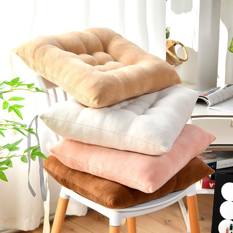 坐墊毛絨屁股墊辦公室車用防滑保暖久坐加絨座墊屁股墊加厚軟墊子