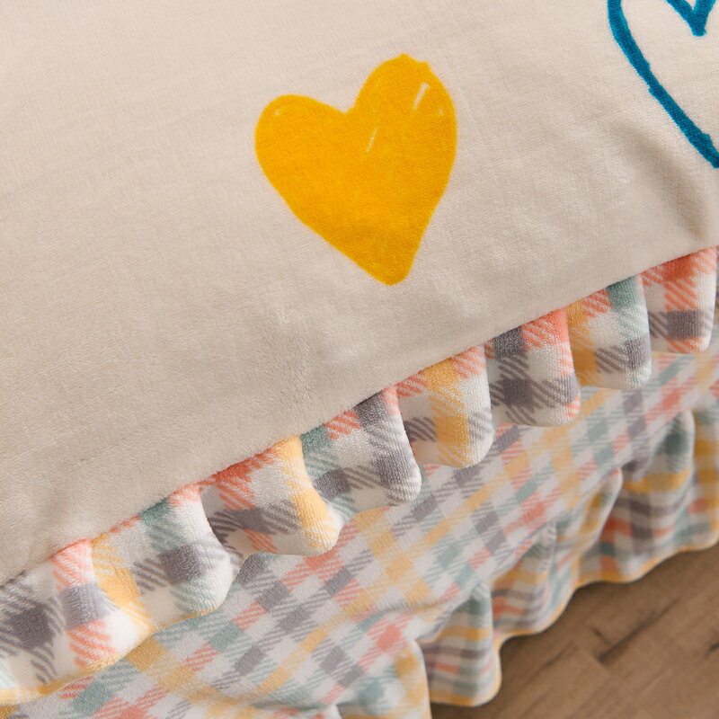 牛奶絨四件套冬季珊瑚絨床單被套法蘭絨床上用品雙面絨加絨寶寶絨 3