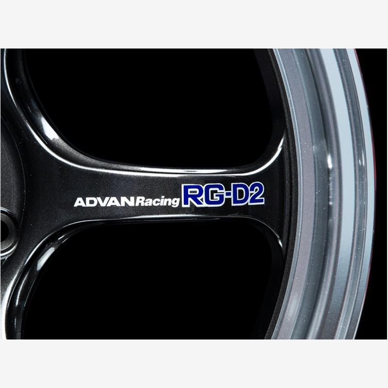 汽車配件 適用於ADVAN Racing RG-D2輪轂裝飾汽車貼紙RGD2輪圈改裝修復貼花