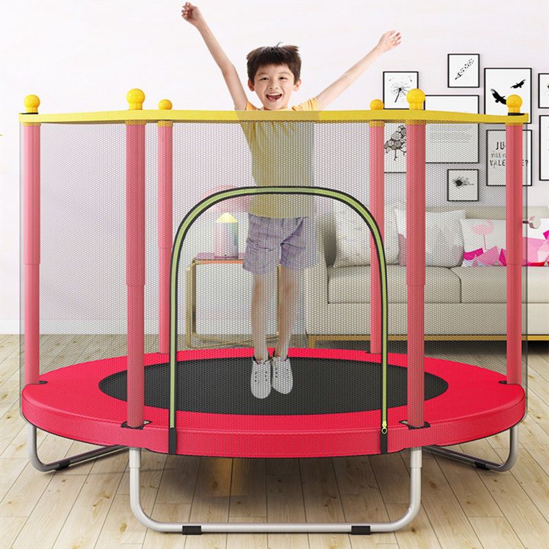 免運 蹦蹦床護欄家用兒童室內室外寶寶彈跳床小孩帶護網家庭玩具跳跳床