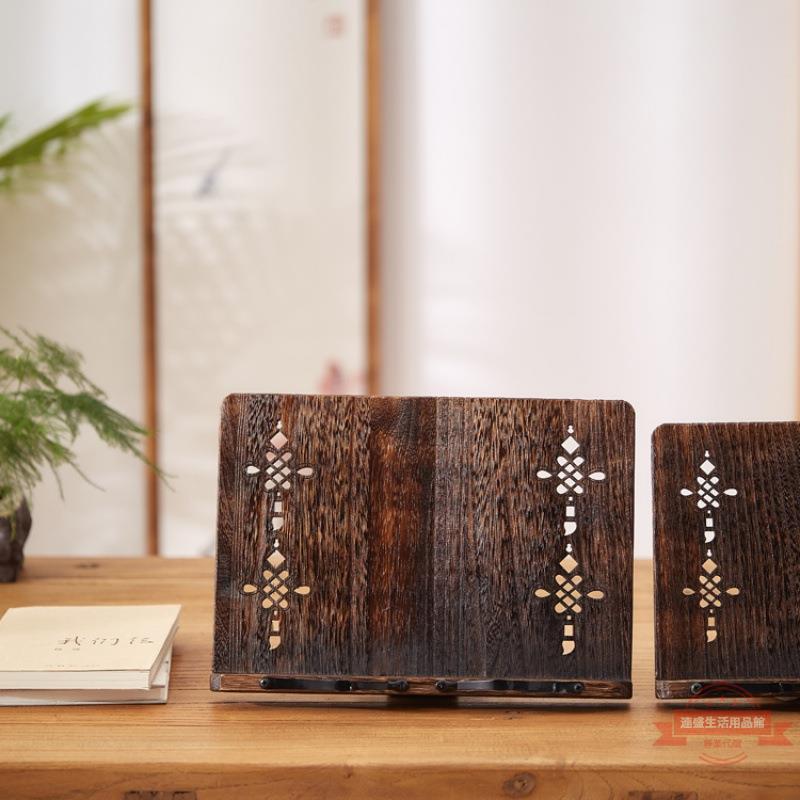 實木閱讀架看書架學生書本支架書托架讀書架木質桌面撐書閱讀架 2