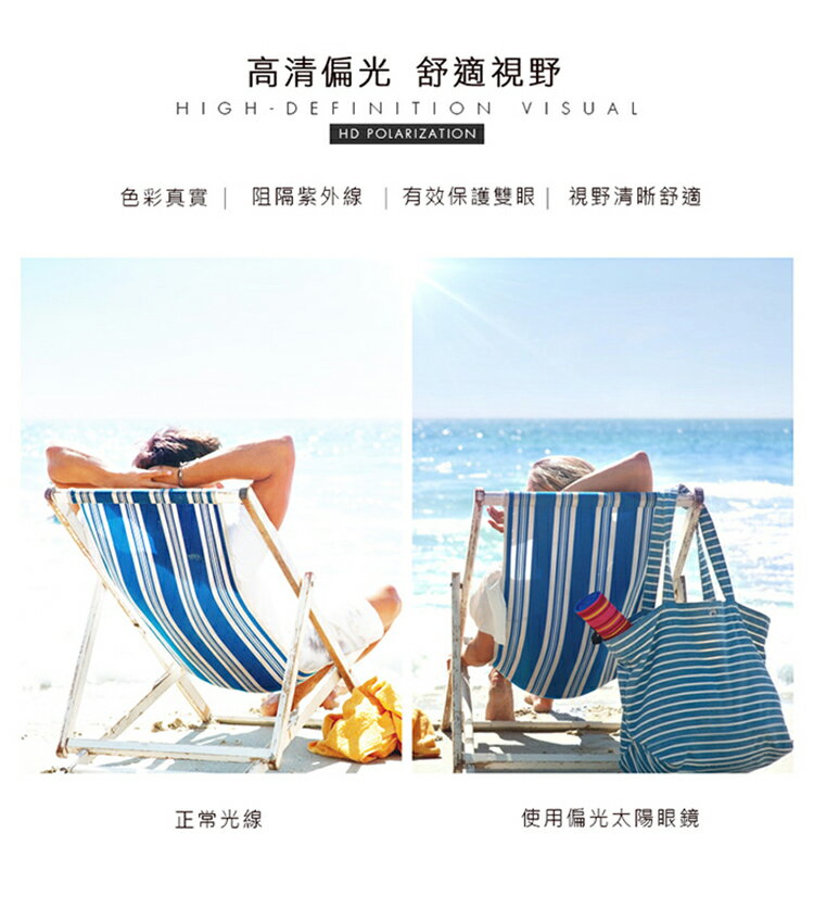 HORIEN海儷恩 飛行員偏光太陽眼鏡 抗UV400 (HN 1102 J99) 8