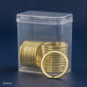 20個盒裝 多規格黃銅圈環 鑰匙扣掛飾DIY材料鎖匙鏈掛件配件