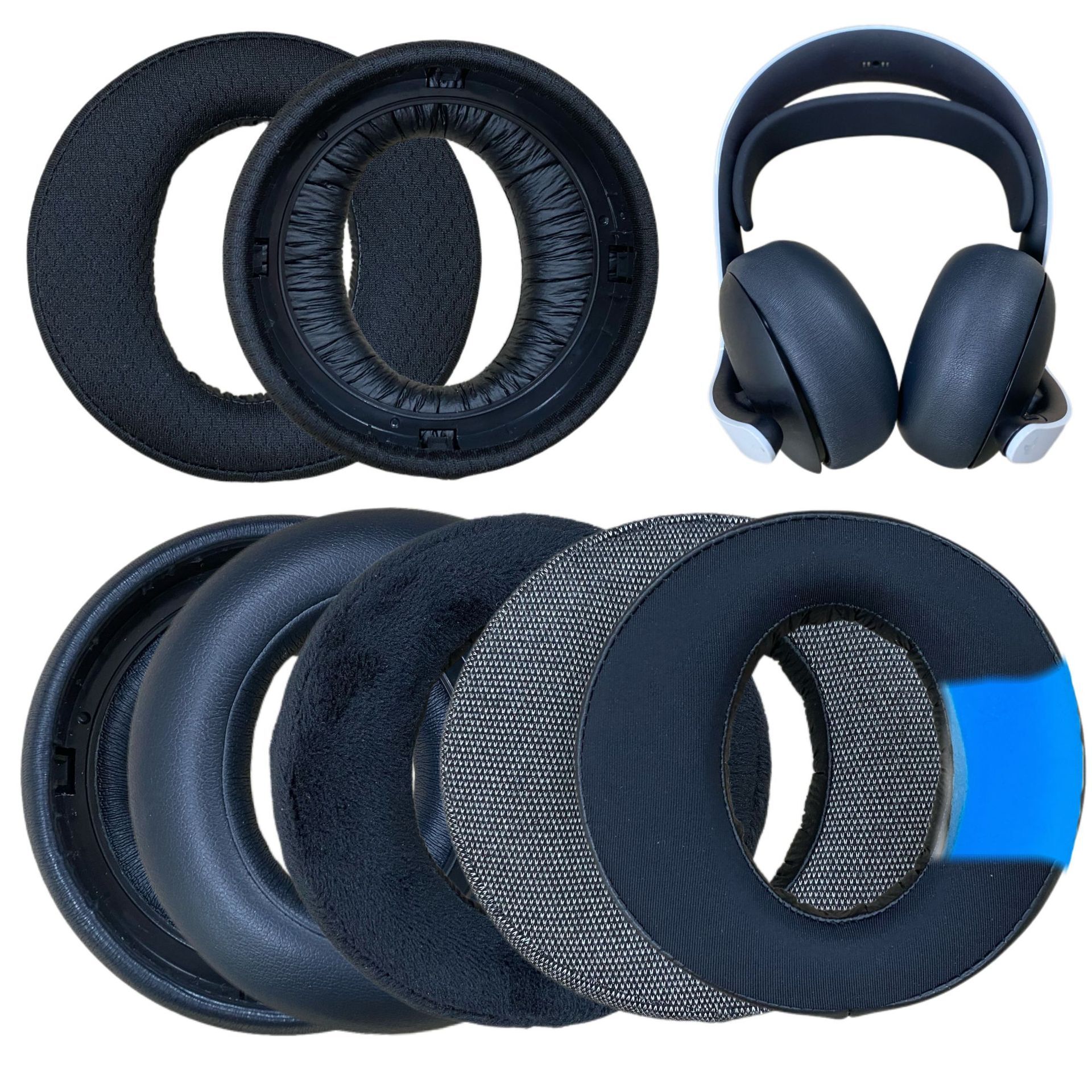 適用索尼Sony ps5 pulse elite頭戴式耳機海綿套PS5升級版耳罩