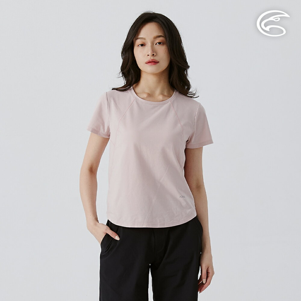 ADISI 女環保紗消臭快乾圓領上衣 AL2511088 (S-2XL)｜吸濕 快乾 彈性 透氣 排汗衣
