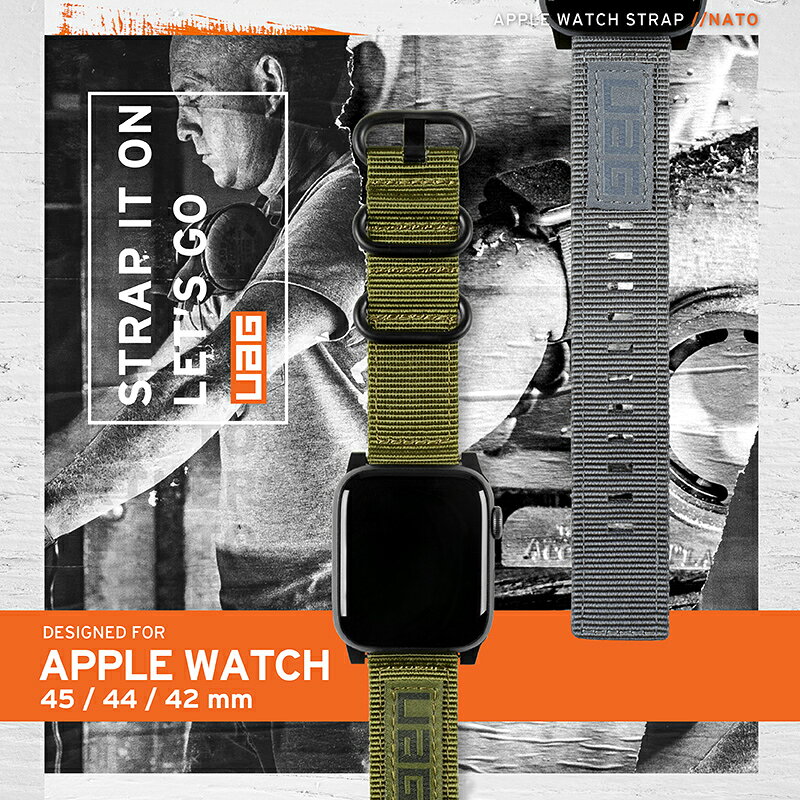 UAG Apple watch 38 40 42 44 45 41 mm 不鏽鋼 尼龍 腕帶 錶帶 替換帶 時尚錶帶 1