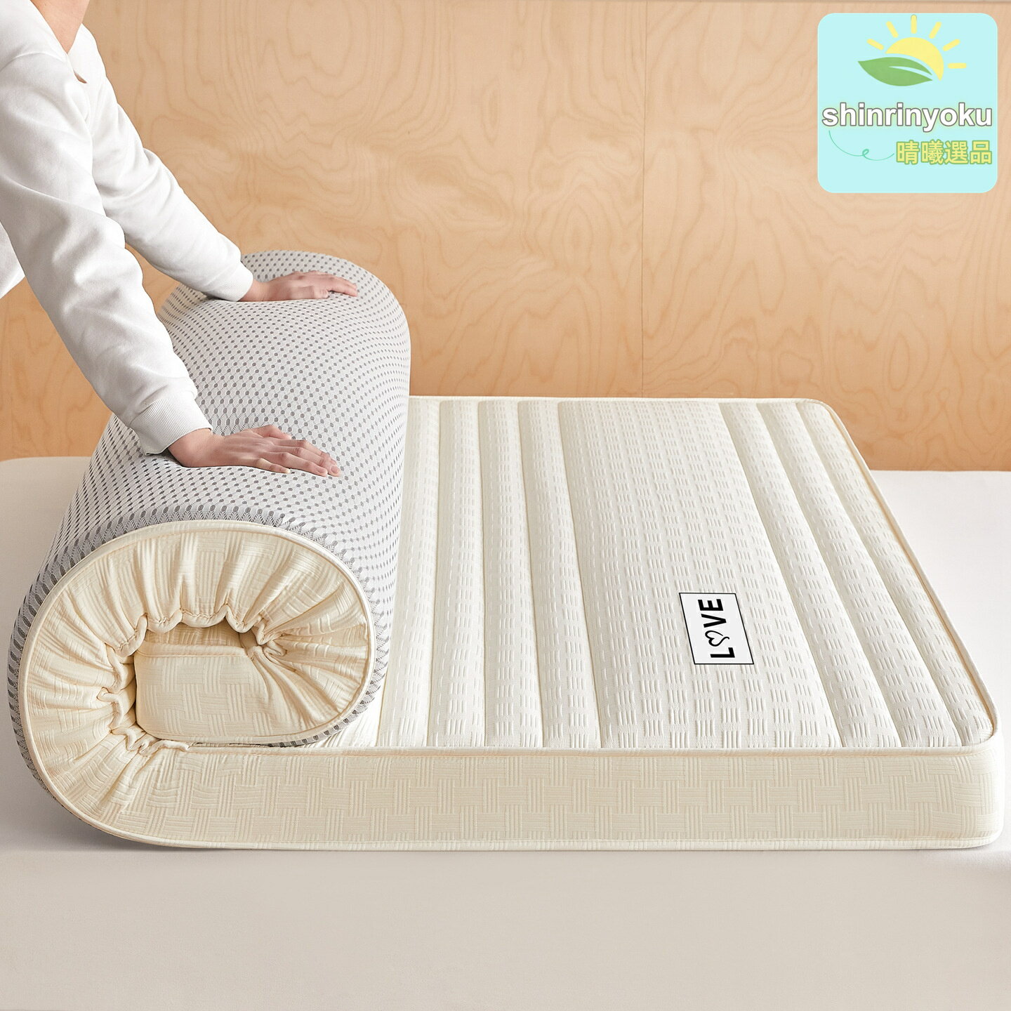 【深睡護脊】乳膠床墊 記憶棉床墊 榻榻米床墊 宿舍床墊 軟墊 加厚床墊 高密度回彈 防滑透氣 可摺疊收納 學生租房家用
