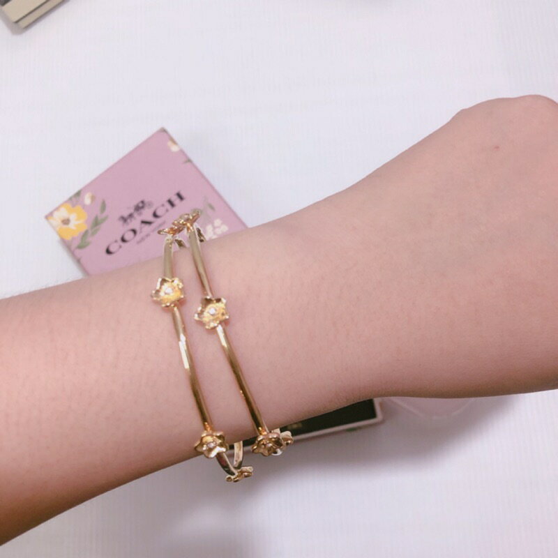 美國代購 臺灣現貨 Coach 馬車手環【送禮精選★APP下單點數4倍送】