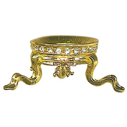 UPC 033200000105 product image for Petite Egg Display Stand Has Lustrous Gold Finish with Rhinestone Trim (Pkg. of  | upcitemdb.com