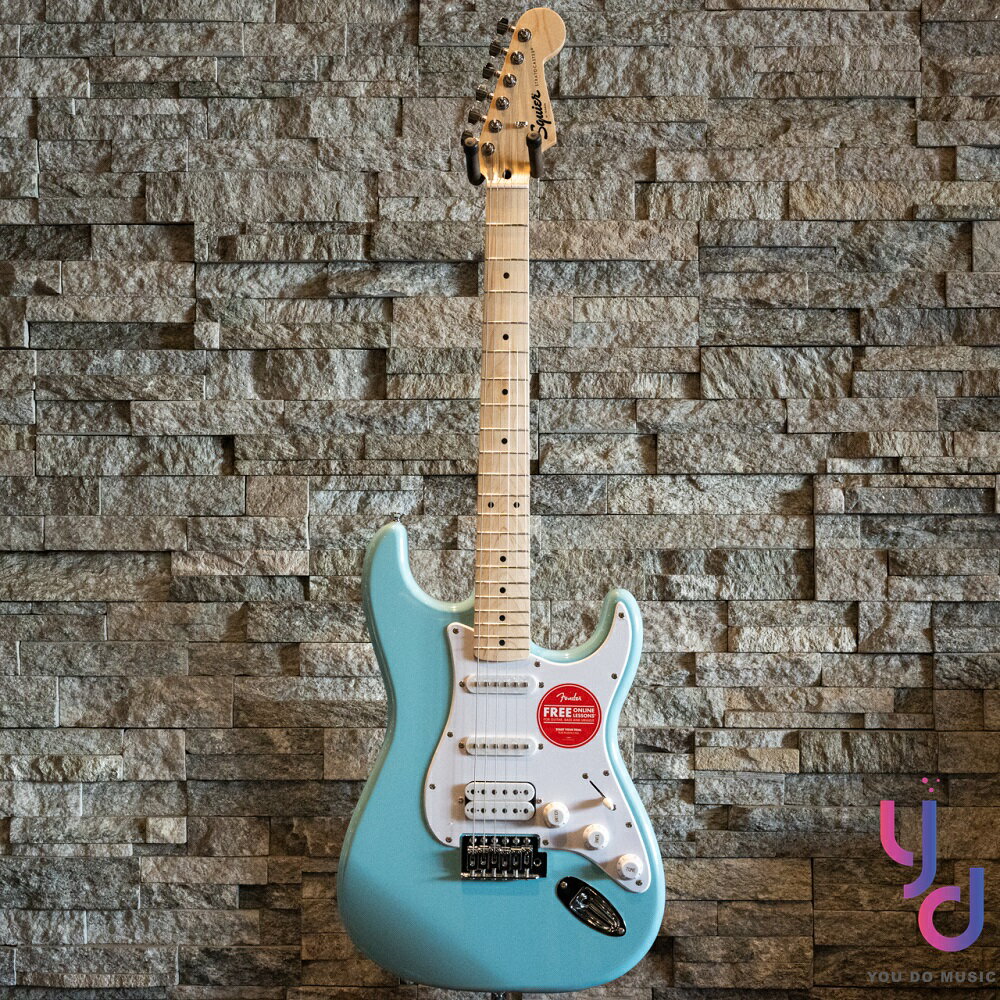 現貨可分期 贈終身保固 Fender Squier Sonic Strat 淺藍色 電吉他 楓木指板 單單雙