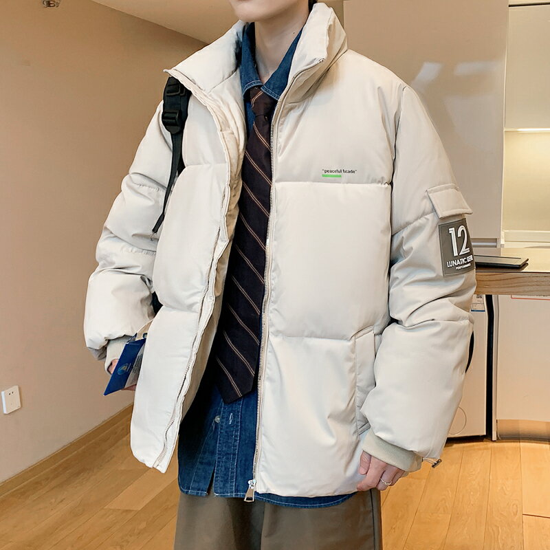 羽絨棉服男2021秋冬季新款ins潮牌外套百搭派克棉襖棉衣服男裝厚