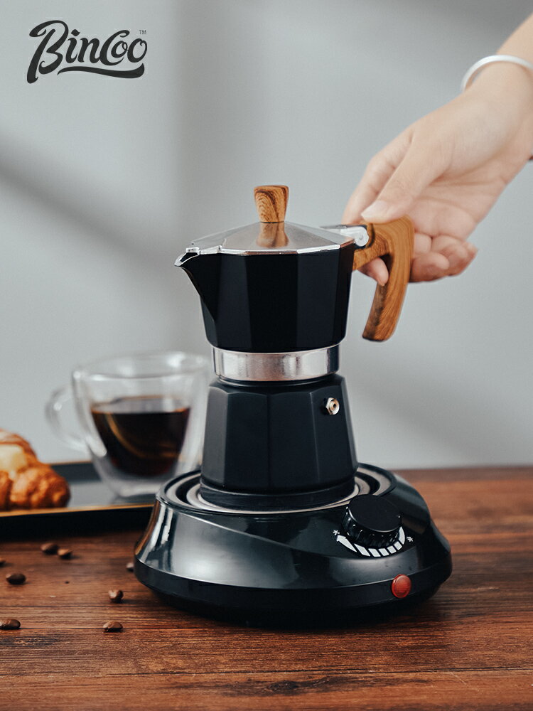 Bincoo摩卡壺咖啡壺手沖咖啡器具組合套裝家用單閥門十角壺煮咖啡 0