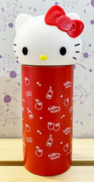 【震撼精品百貨】凱蒂貓 Hello Kitty 台灣授權SANRIO三麗鷗 KITTY造型不鏽鋼保溫瓶(230ML)#00196 震撼日式精品百貨