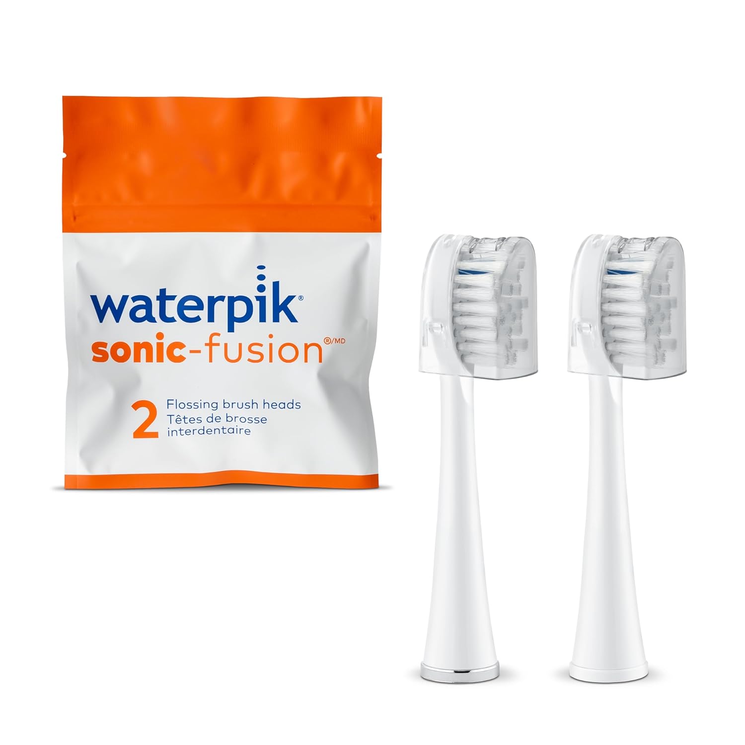 [o美國直購] Waterpik SFFB-2EW 長 牙刷頭 2入 適 Sonic-Fusion 沖牙機 SF-01 02 03 04_e1d