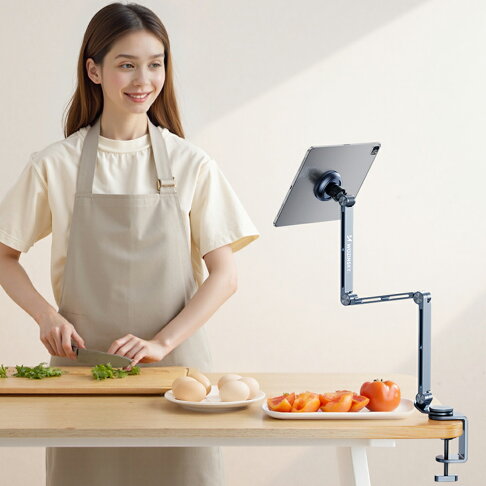 Rtako銳塔克LQ T01 360°旋轉合金懸臂支架平板夾手機架 5