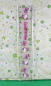 【震撼精品百貨】Hello Kitty 凱蒂貓 直尺-粉緞帶 震撼日式精品百貨