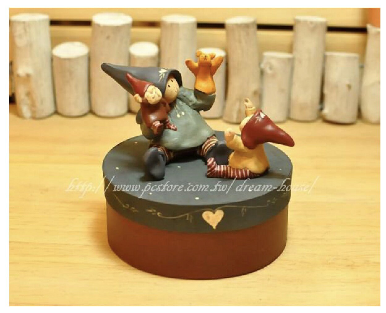 2002 Gnomy's荷蘭娃娃 F0255 精靈手偶戲木盒 ★ Zakka'fe ★