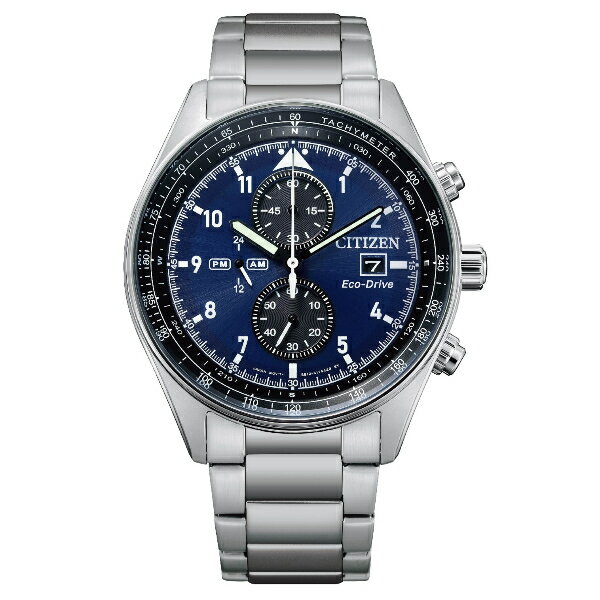 CITIZEN 星辰 Chronograph 大錶徑光動能計時鋼帶錶-藍 42.5mm(CA0770-81L)｜樂天全館特惠中★指定刷卡回饋10%