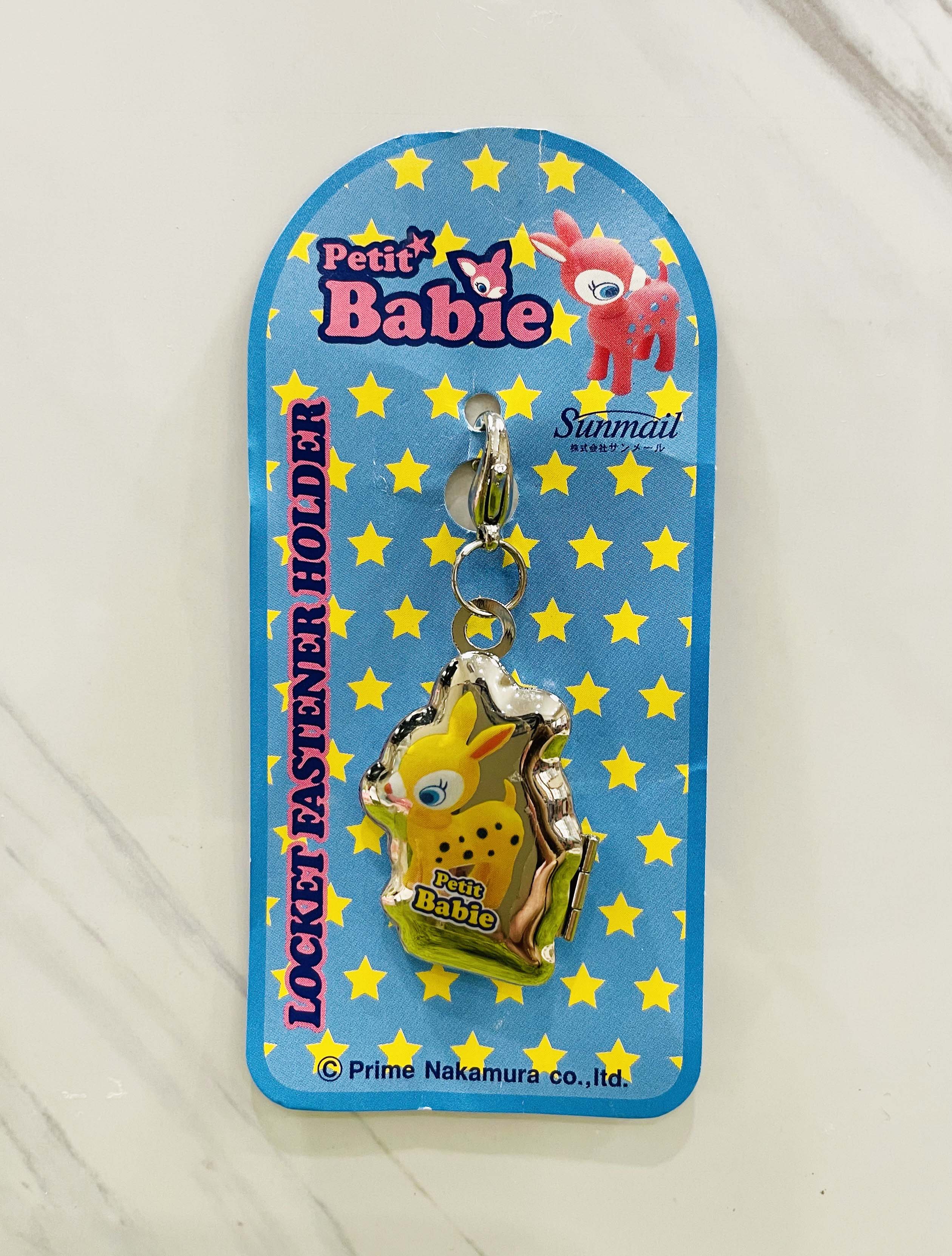 【震撼精品百貨】Petit Babie_斑比鹿~日本 斑比鹿拉鍊扣 拉扣-黃*46341