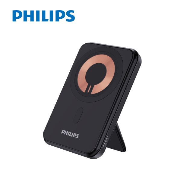 【PHILIPS飛利浦】 10000mAh立架式磁吸無線快充行動電源 DLP2716Q