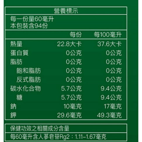桂格養氣人蔘60mlx94瓶贈LINE FRIENDS行李箱24吋 3