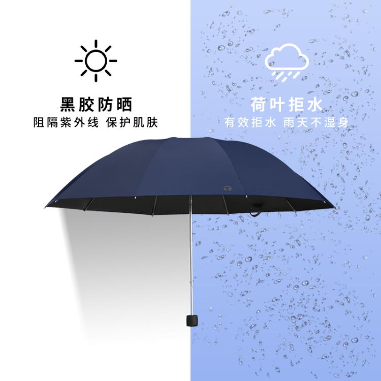 大號超大雨傘男女雙人學生男士黑膠晴雨兩用防曬太陽遮陽傘 【雨季必備】