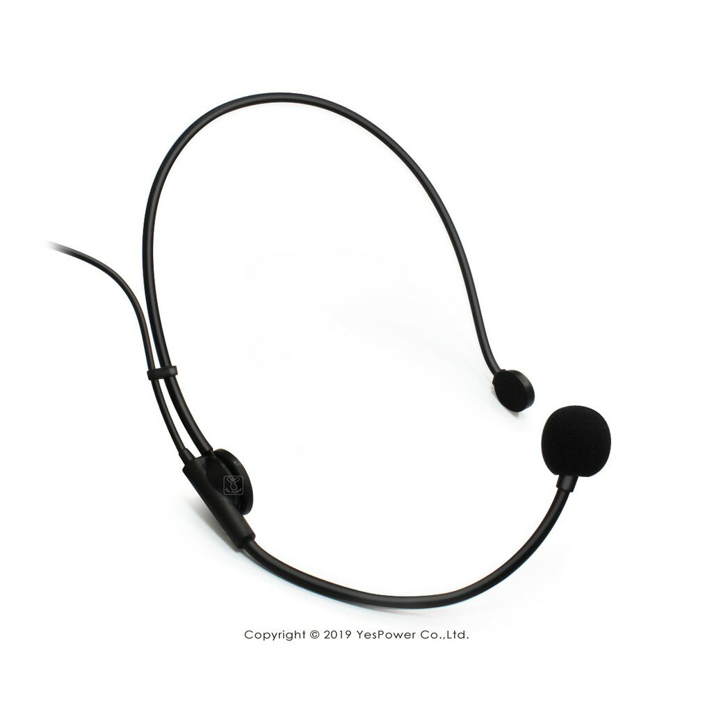 AMP-1450B YESPOWER 黑色款 悅適牌耳掛式麥克風 標準3.5高級鍍金接頭(附保護套)