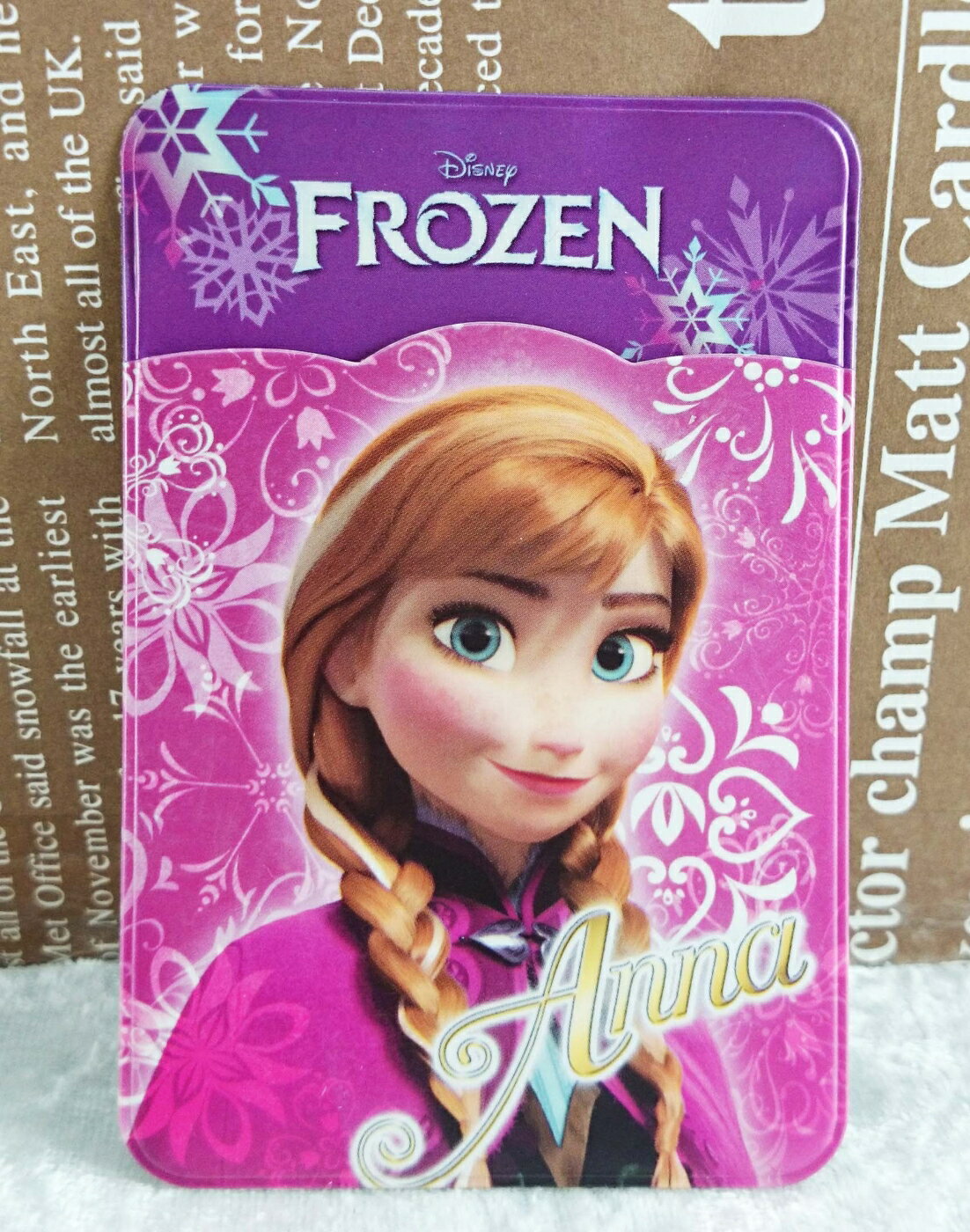 【震撼精品百貨】冰雪奇緣 Frozen 卡片收納 安娜 震撼日式精品百貨