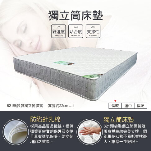 雙11購物節 卡爾 免運費床墊標準床雙人床花蓮台東獨立筒床墊單人床5尺6尺床墊台灣製造工廠直營 新生活家具 新生活家具newlifefurniture