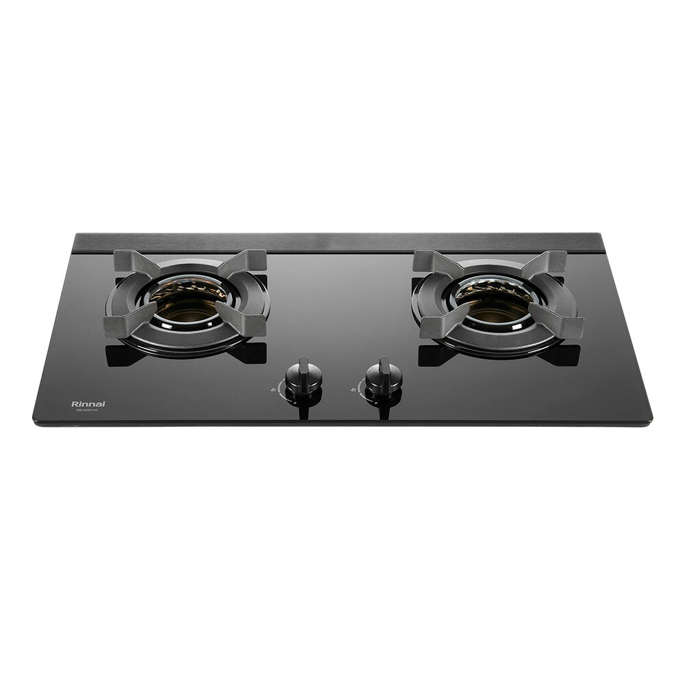 (全省原廠安裝)  林內 檯面式內焰二口爐 RB-N2611G (B) 黑玻 LED旋鈕 結帳94折