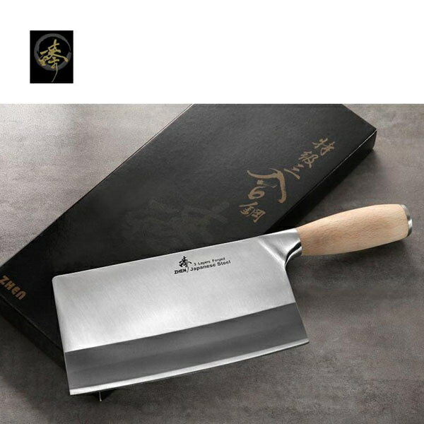 〔臻〕料理刀具 三合鋼系列 中式菜刀-剁刀(橡木柄) SC829-4C(OAK)