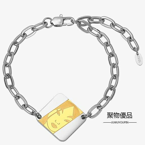 花木蘭系列劍影木蘭方牌手錬女韓版簡約手飾【聚物優品】