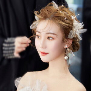 瑪姬新娘頭飾日韓新款超仙頭飾婚紗婚宴攝影必備