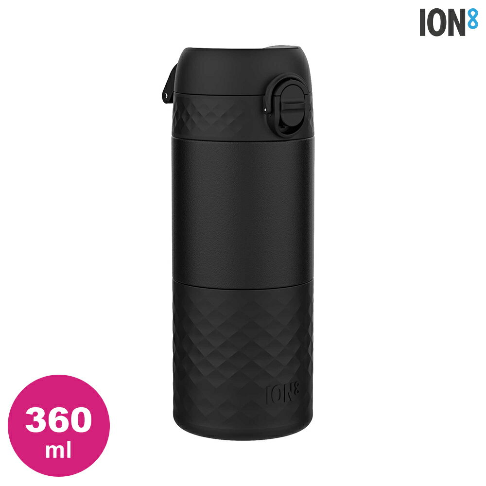ION8 Mug Insulated Steel 保溫水壺I8HS360 / Black黑色 (收納扣環) 360ml